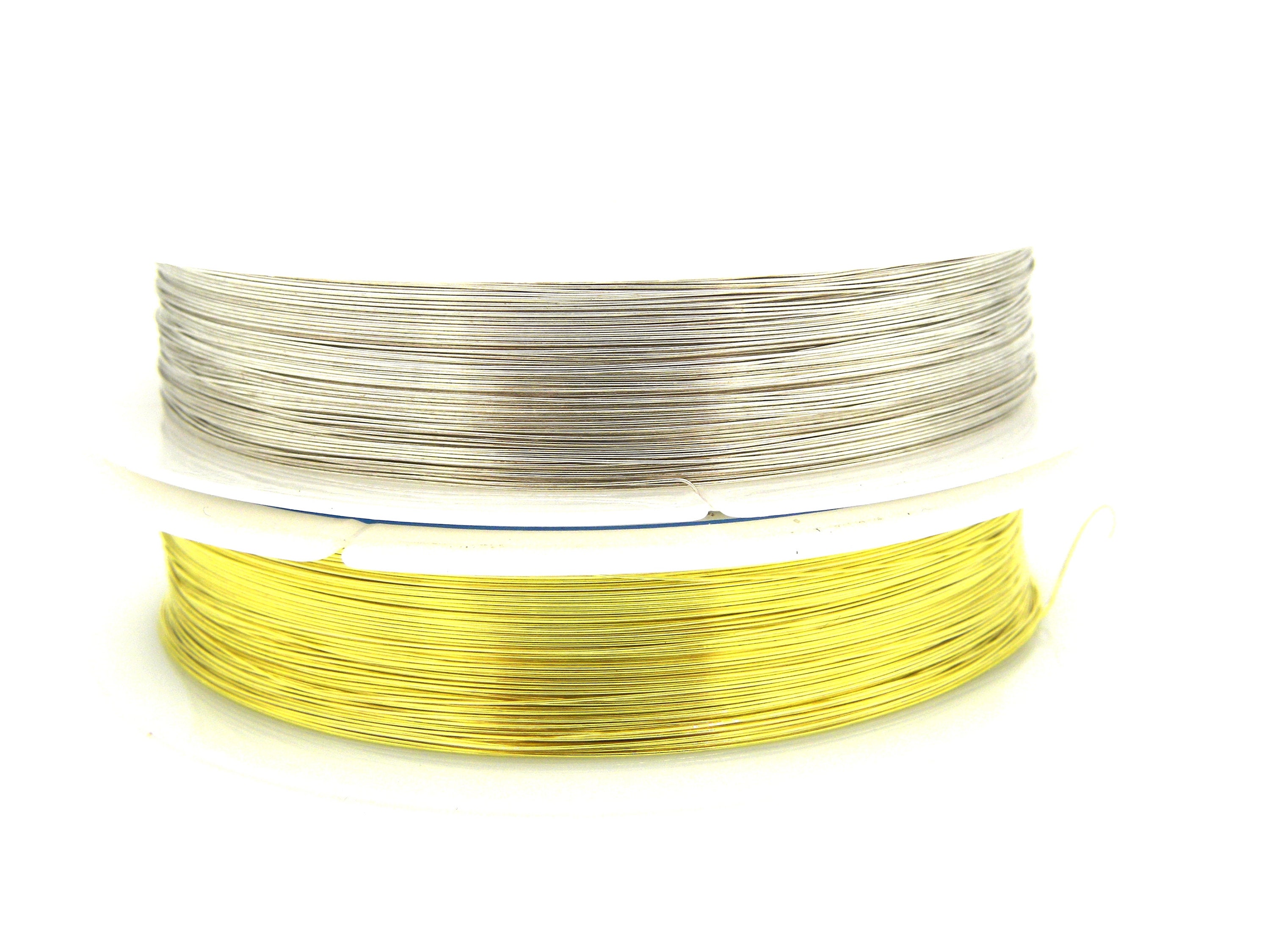 Wholesale 0.2/0.3/0.4/0.5/0.6/0.7/0.8/1.0 mm Copper Wires Beading Wire For Jewelry  Making, Gold/Copper and Silver colors