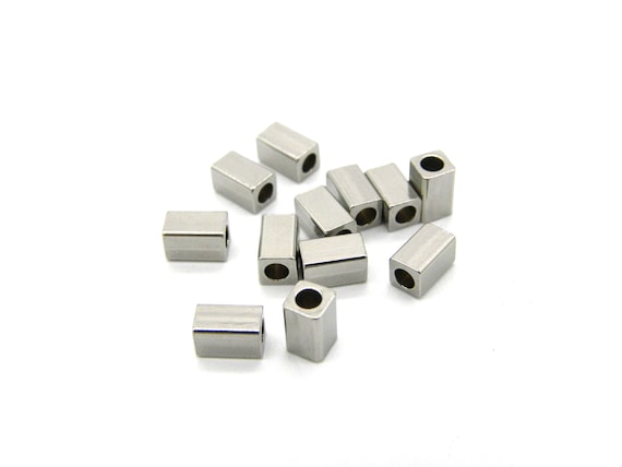 2 Mm Medium-size Crimp Beads 316 Surgical Stainless Steel Plat. Silver or  Gold 1 G .03 Oz Approx. 100 Beads 