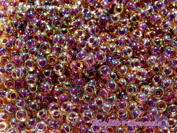 11-1427, Miyuki 22g Silver Lined Dark Violet 11-1427, Miyuki 22g Silver Lined Dark Violet