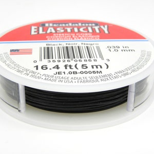 Filo elastico Beadalon Elasticity (5 m) - Spessore 0,8 mm - ARGENTO SATINATO