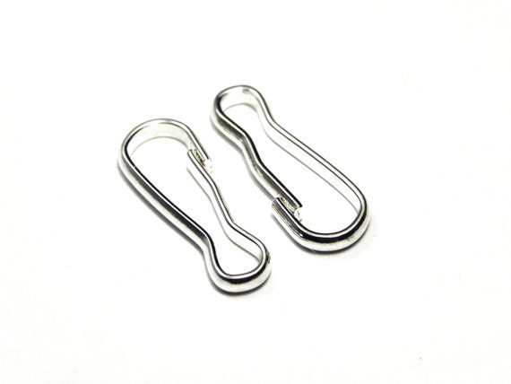 5 Chiusure A Moschettone In Acciaio Inox - Per Gioielli Fai Da Te, Collane E Bracciali - Foto 3