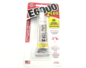 E6000 PLUS Geruchsarmer Industrieklebstoff (26,6 ml) Mittelgroße Tube