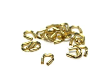 0,56 mm (0,02 pouce) GOLD FILLED HQ Brass Wire gardiens (5 Pc.)