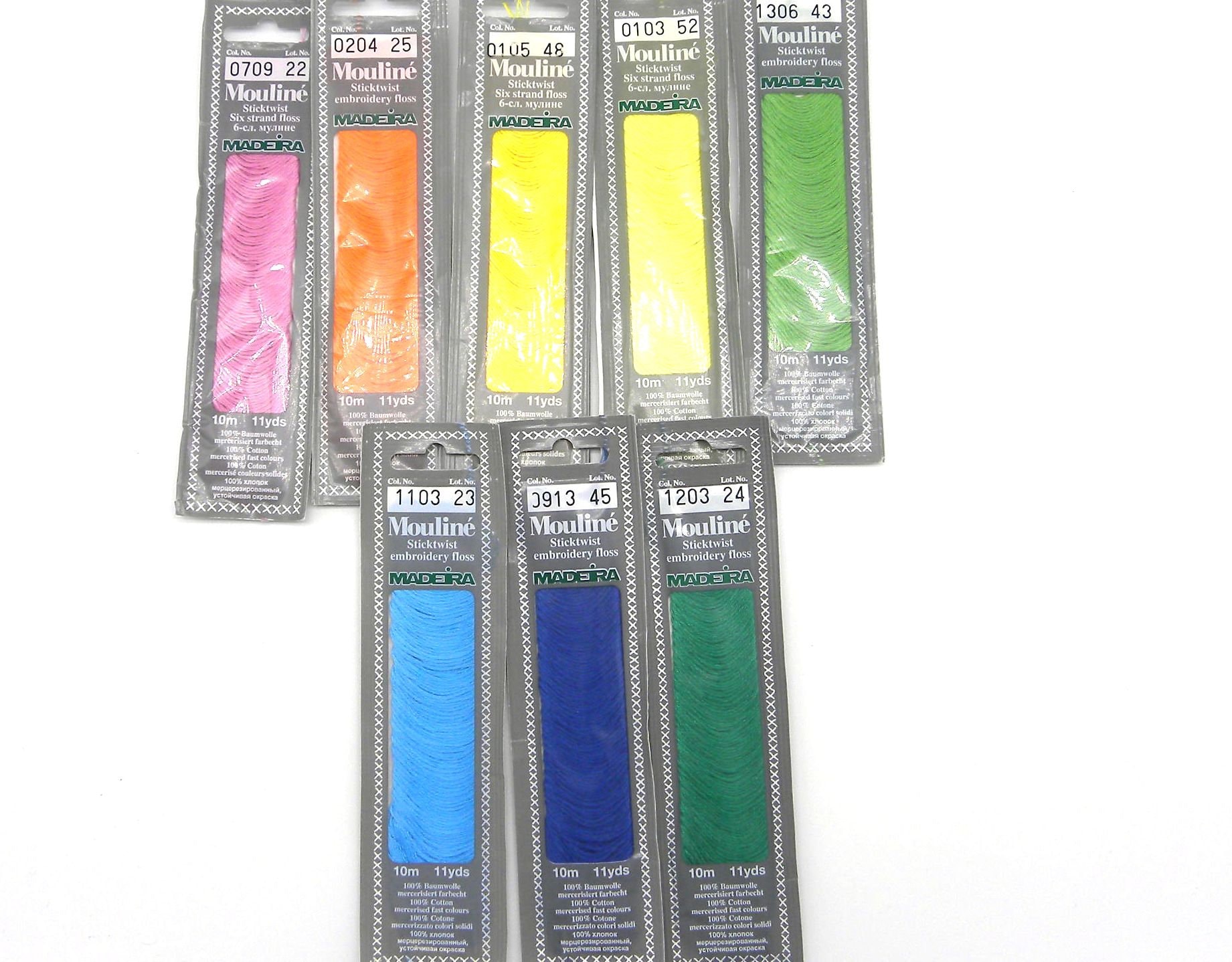 Embroidery Floss 6 Strands Friendship Bracelet String Cross Stitch Cotton  Thread 24, 36, 50 or 100 Colours 
