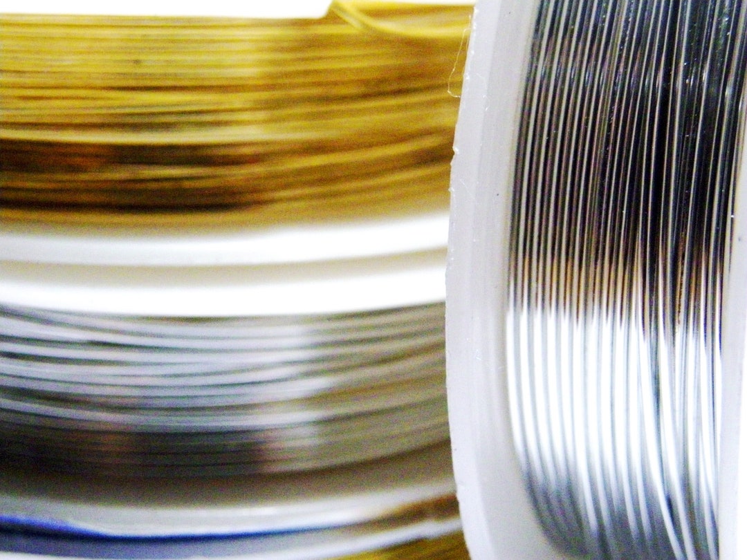 18k Gold Plated Stainless Steel Wire - 20 gauge 5 meter coil