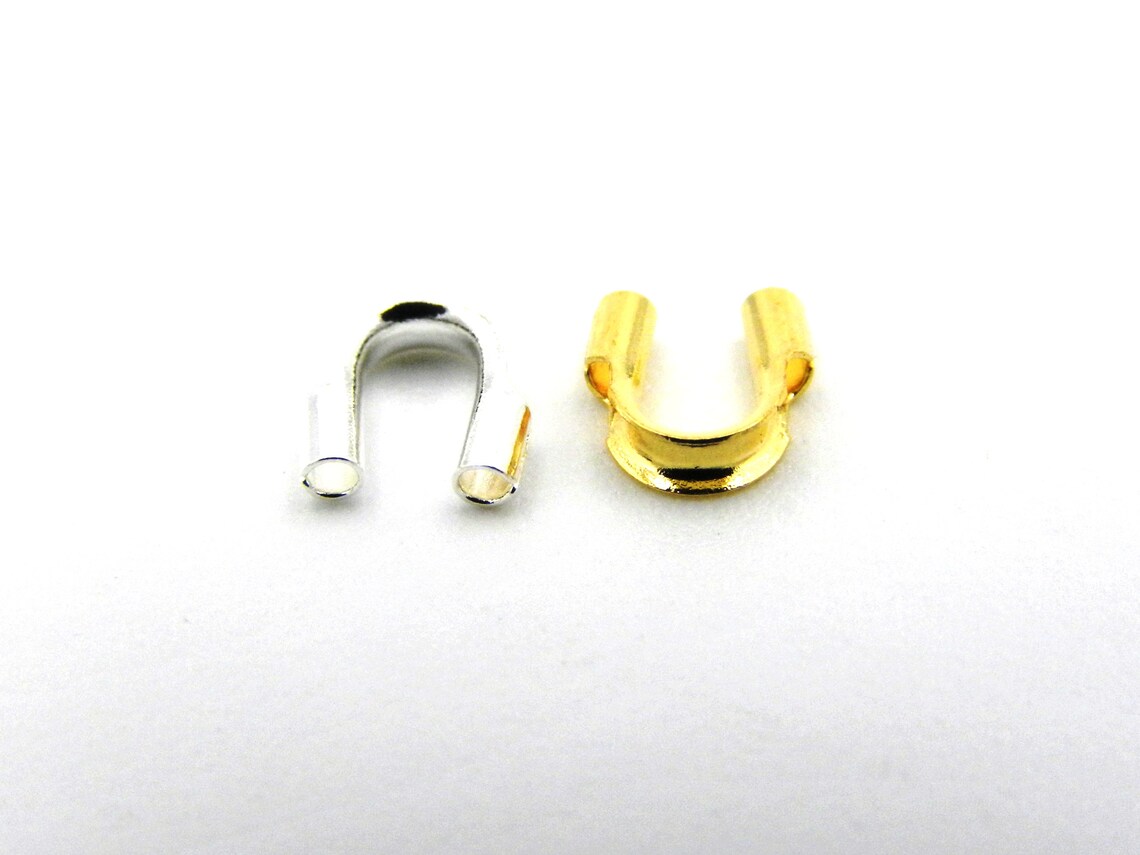 5 X 4 Mm U-shaped Brass Wire Guards, Wire Protectors, Thread Protection ...