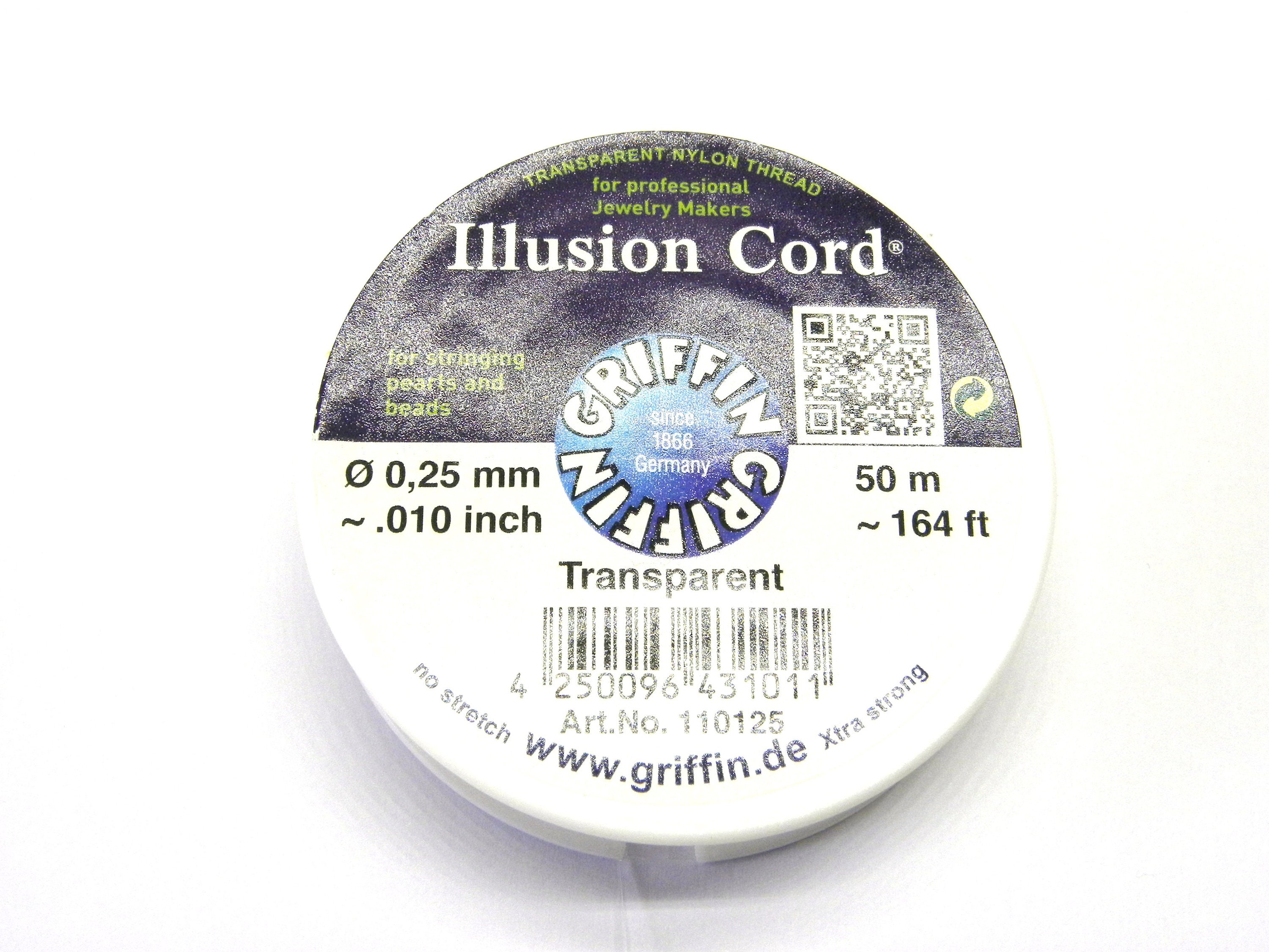 Elastic Cord Mm Inch) Griffin Illusion Cord Beading