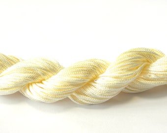Whakano Nylon koord, 0,8 mm, macramékoord, nylon touw, parelkoord, macraméband voor gevlochten armbanden, sieraden, knutselen, halskettingen, macramé, geschenkverpakking, fluorescerend geel Whakano Nylon koord, 0,8 mm, macramékoord, nylon touw, parelkoord, macraméband voor gevlochten armbanden, sieraden, knutselen, halskettingen, macramé, geschenkverpakking, fluorescerend geel