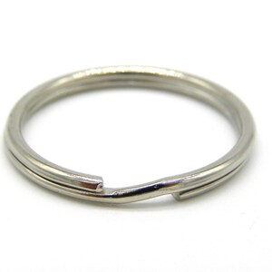 25 mm (1 inch) Extra Large Keychain Split Rings, Key Rings, Key Chain Rings (2 or 10 pc.)