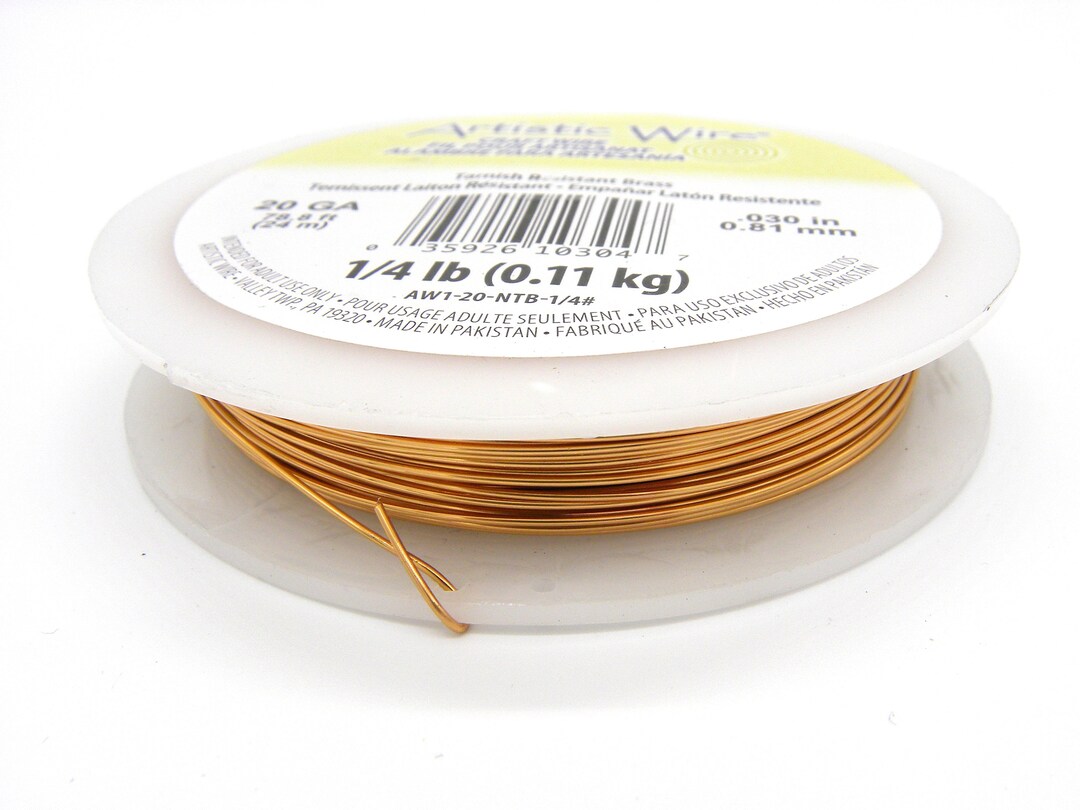 Beadalon® Brass-Plated 20 Gauge Artistic Wire®