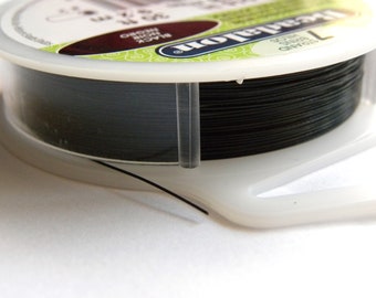 9,2 m Beadalon 7 Strand Schmuckdraht 0.30mm - Schwarz