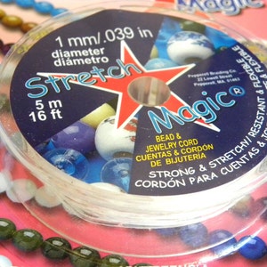 Filo elastico Stretch Magic (5 m) - Spessore 1 mm - TRASPARENTE