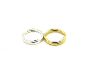 1-Pc JewelrySupply 6.5mm 14k Yellow Gold Split Ring 