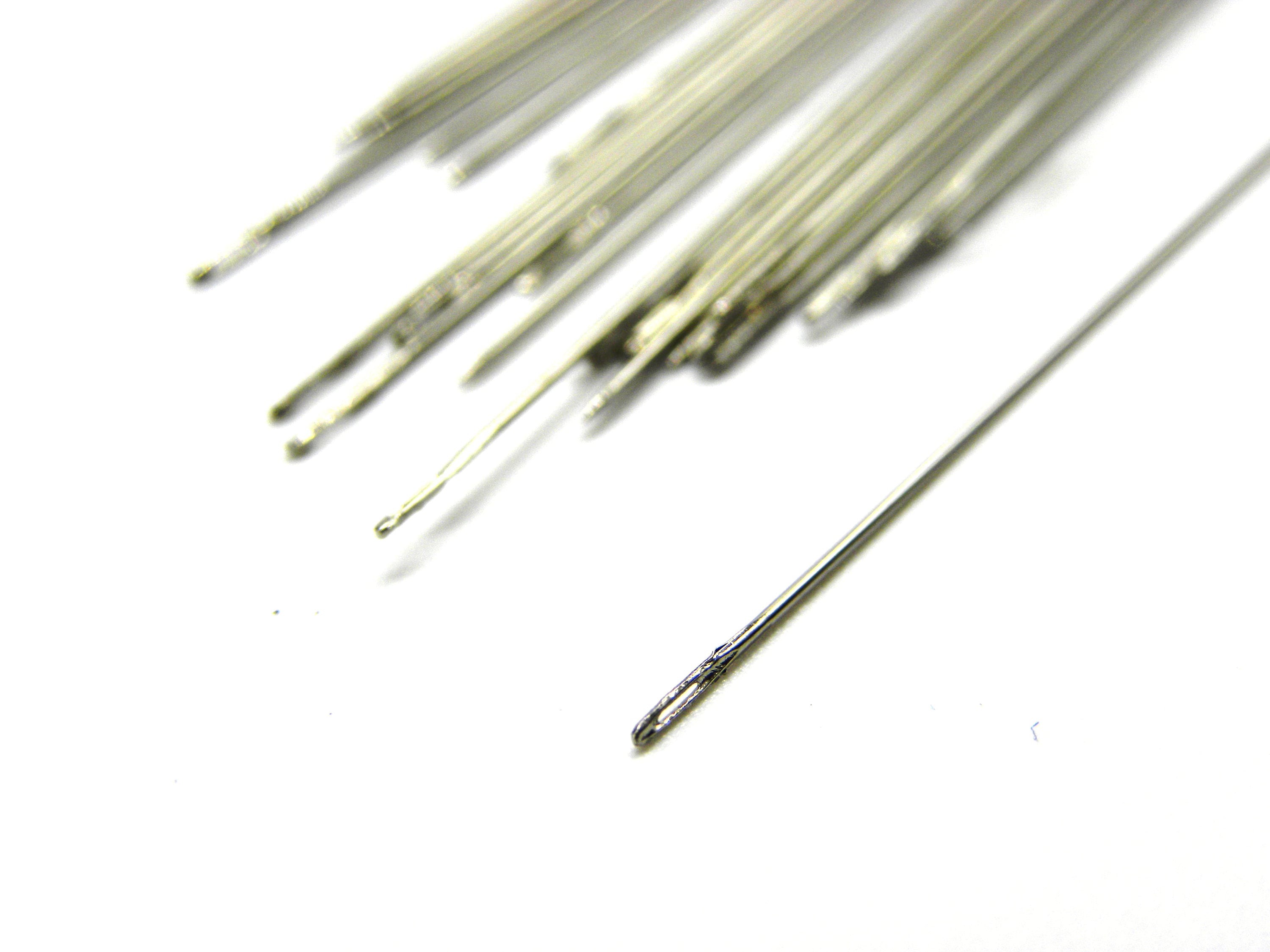 80 Mm 32 Inch X 0.45 Mm Long Thin Steel Beading Needles for Etsy UK