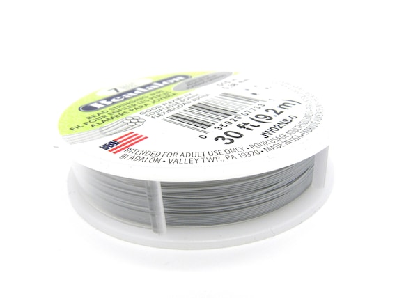 Beadalon Metal String Beading Wire, 30 ft., Bright Silver