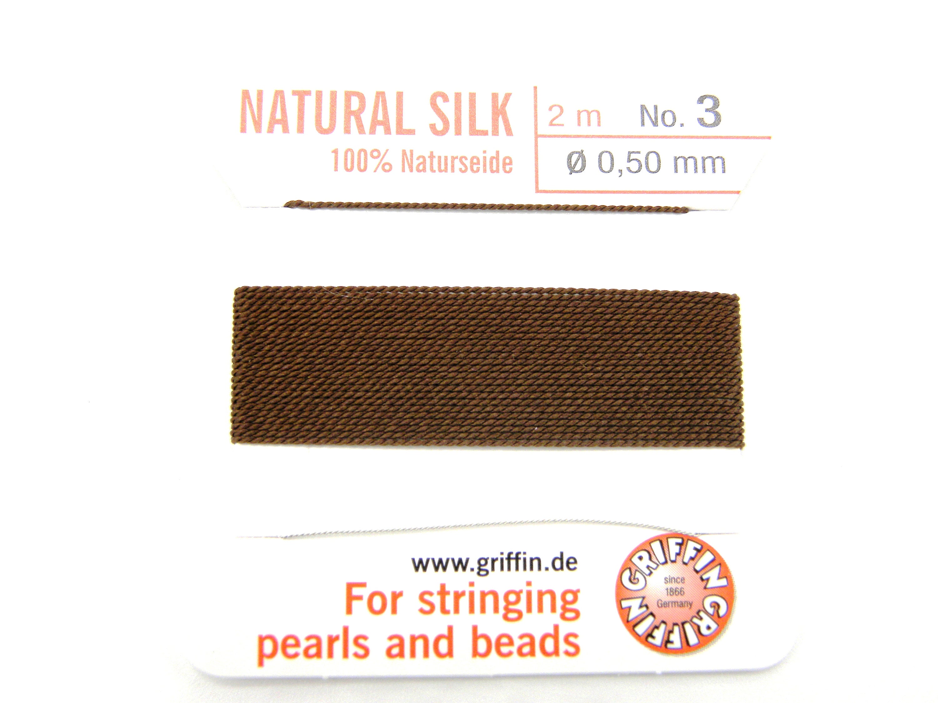 thumbnail interactive-video image 1 of Griffin Natural Silk Bead Cord No.3 RED 1 of 13