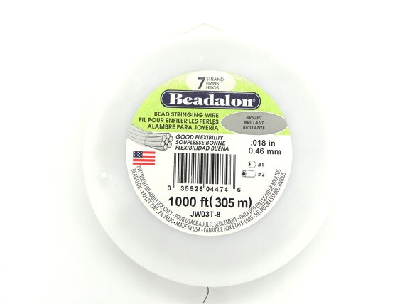 Fil à Bijoux Beadalon 7 Brins Brillant - Diamètre 0,46 Mm, Bobine