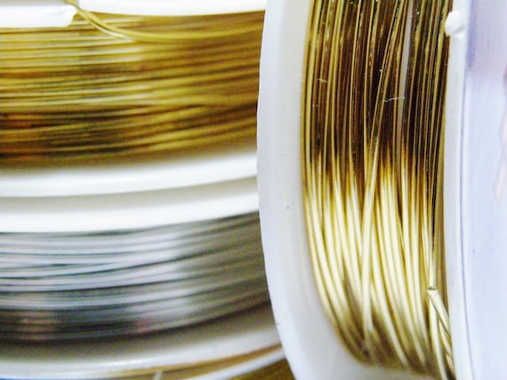 Beadalon Schmuckdraht Kupfer Goldfarben – 23,8 M, Rund, Für Ringe, Armbänder & Mehr