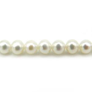 4 mm Small Round Grade AAA Freshwater Cultured Pearls - White