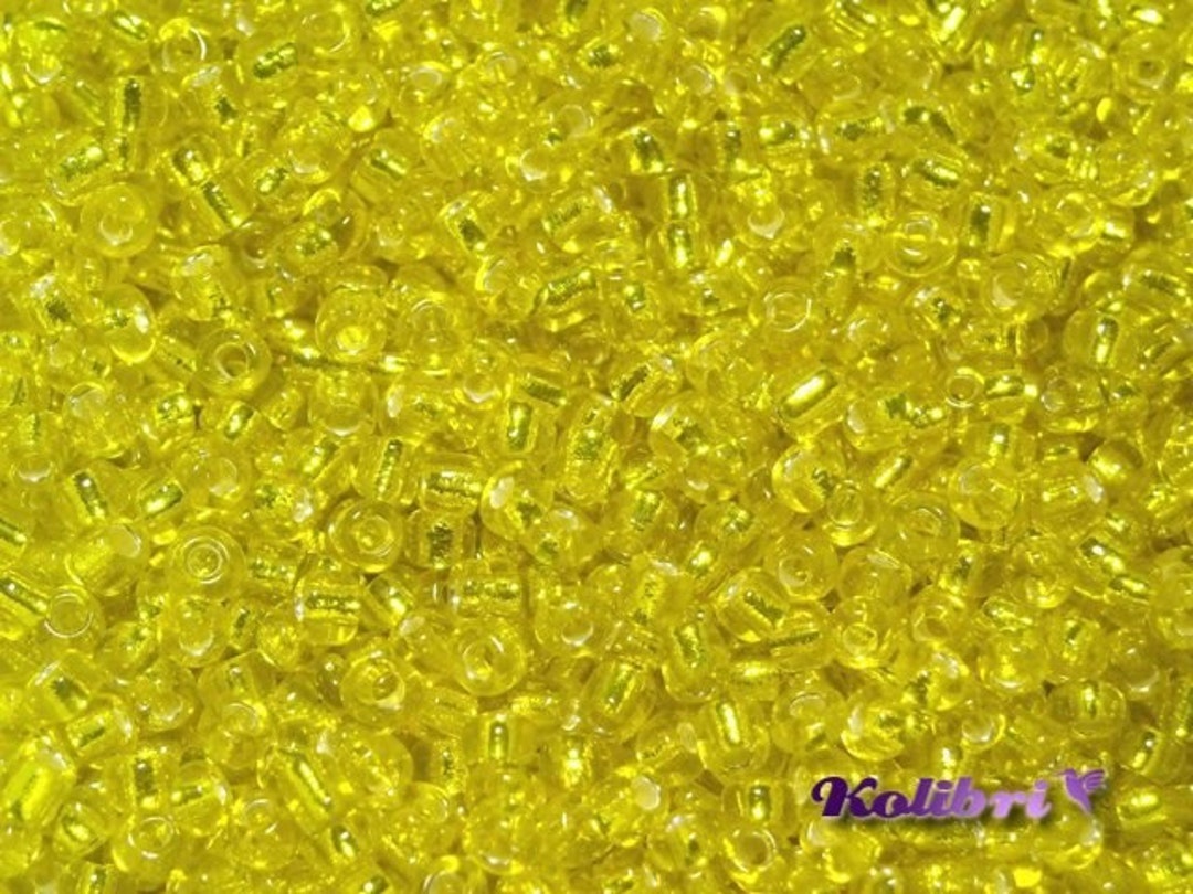 11/0 Japanese Metallic Glass Seedbeads 2mm Gold Silver Plated Round Spacer  Beads