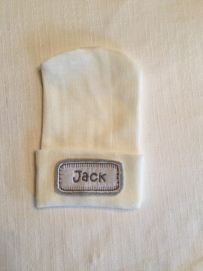 Personalized Hospital Hat Newborn Boy Hospital Hat Baby Etsy