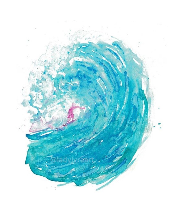 サーフィン 水彩画 アート作品 Amazon.co.jp: 水彩画 風景画 海の絵 海 サーフィン サーフィン
