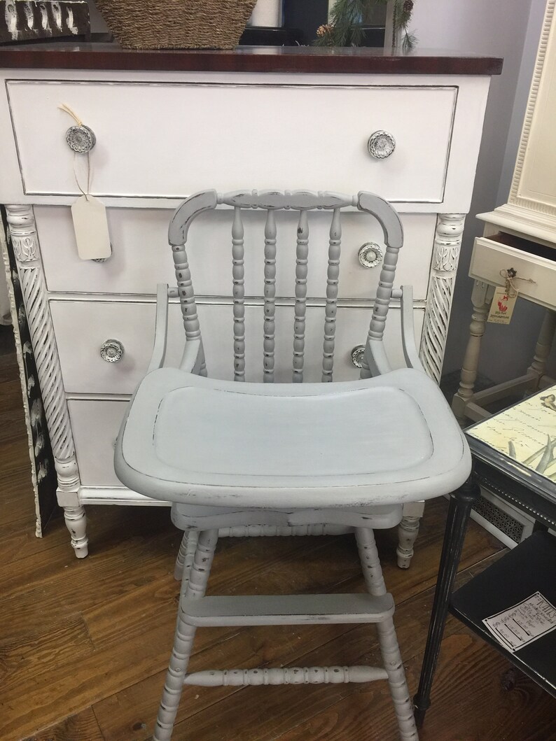 Sale Paris Grey Jenny Lind High Chair W Swing Arms