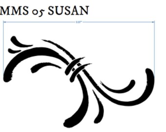 Miss Mustard Seed Stencils-no 5 Susan