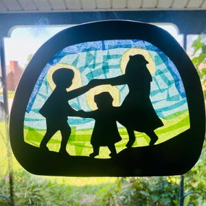 Waldorf Window Transparancy - Digital Template- Merry Children