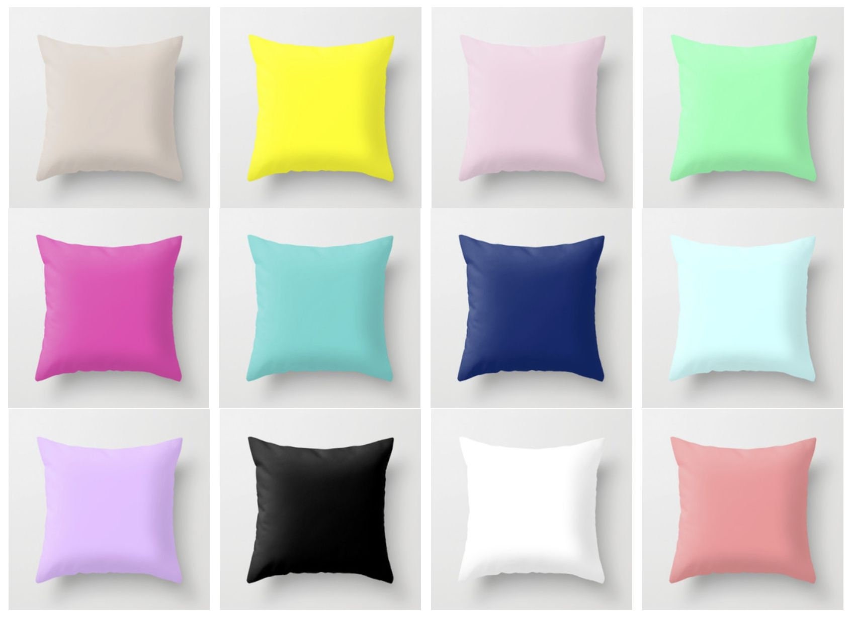 50% Outre de L'oreiller Pur Coton, Couverture Coussin, Literie Moderne, Oreillers Décoratifs, 40 Cou