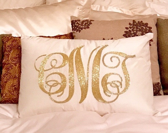 30% de Réduction Monogram Beads Pillow Valentine Decorative Personnalisé Custom Made Housewarming Bi