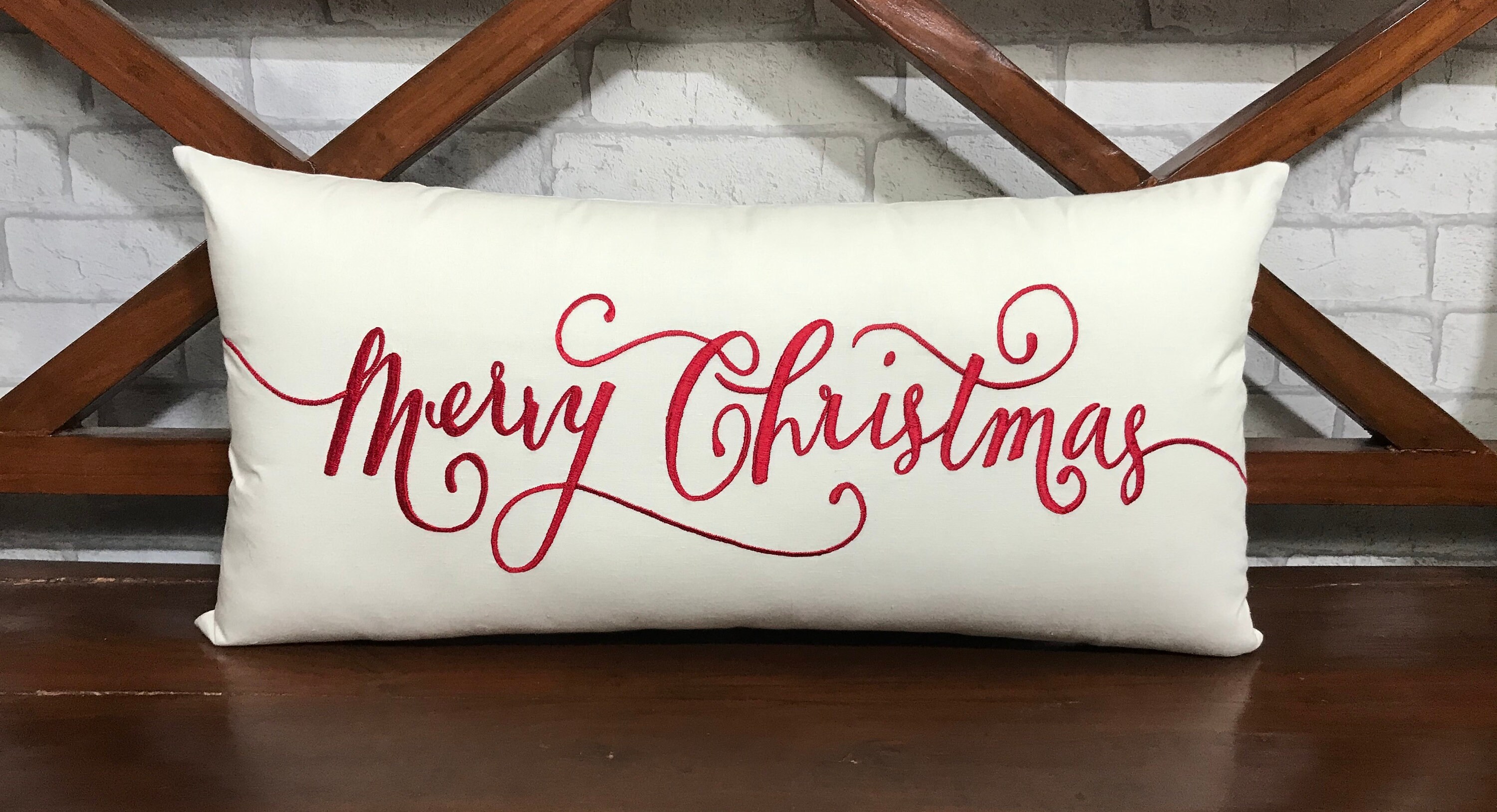 30% de Réduction sur L'oreiller Joyeux Noël, Décorations Décoration d'hiver, Cadeaux d'automne, Noël