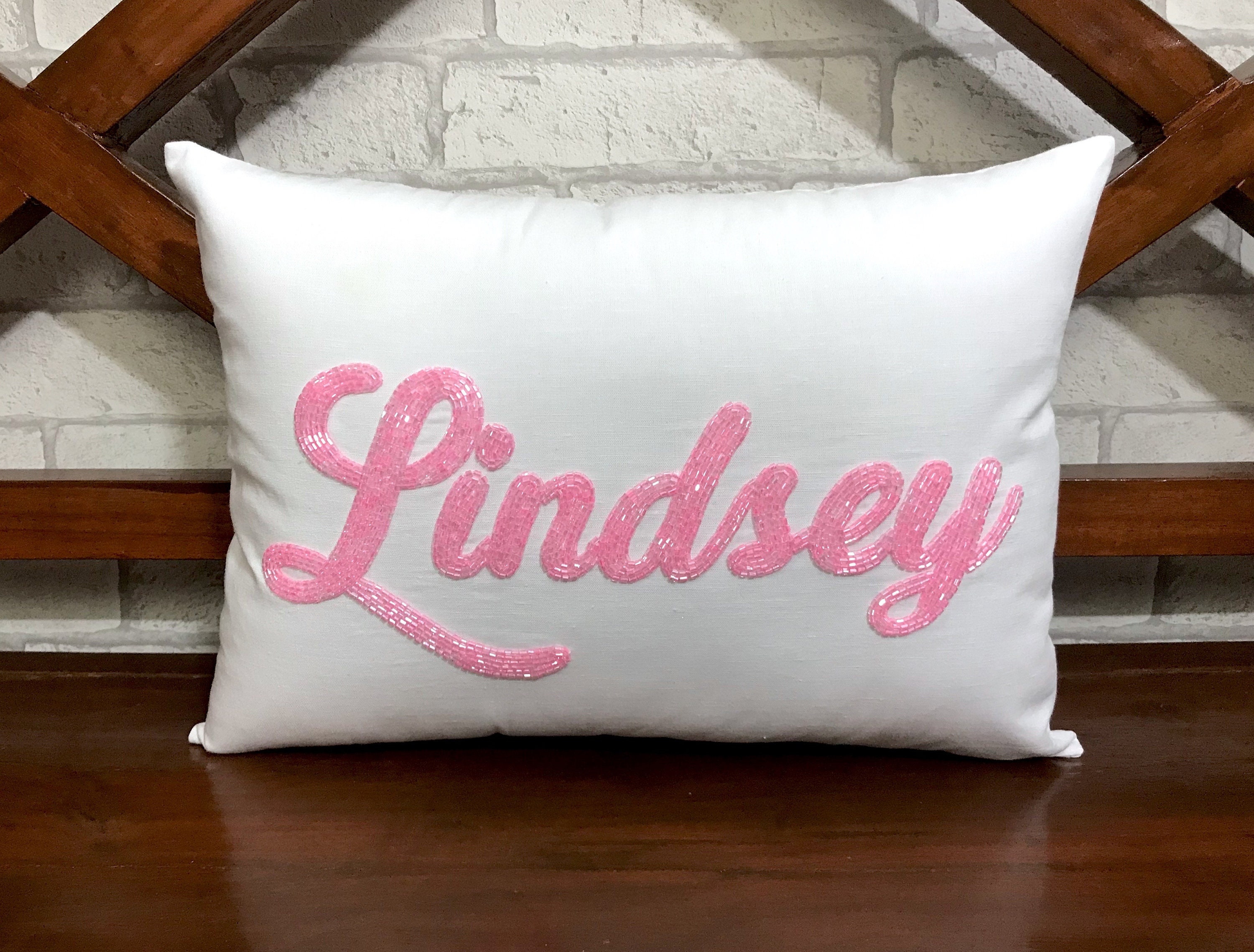 30% OFF Kids Name Last Name Pillow Cushion Personalized | Etsy