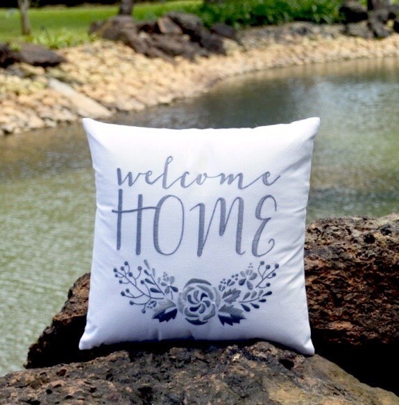 50% de Réduction sur L'oreiller La Saint-Valentin, Bienvenue à Maison, | Prêt Expédier Pour Enfants 