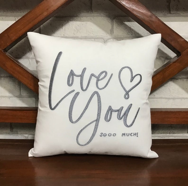 50% de Réduction Vous Aimez Tellement Oreiller, | Prêt à Expédier , Décor Dortoir, Cadeau Remise Dip