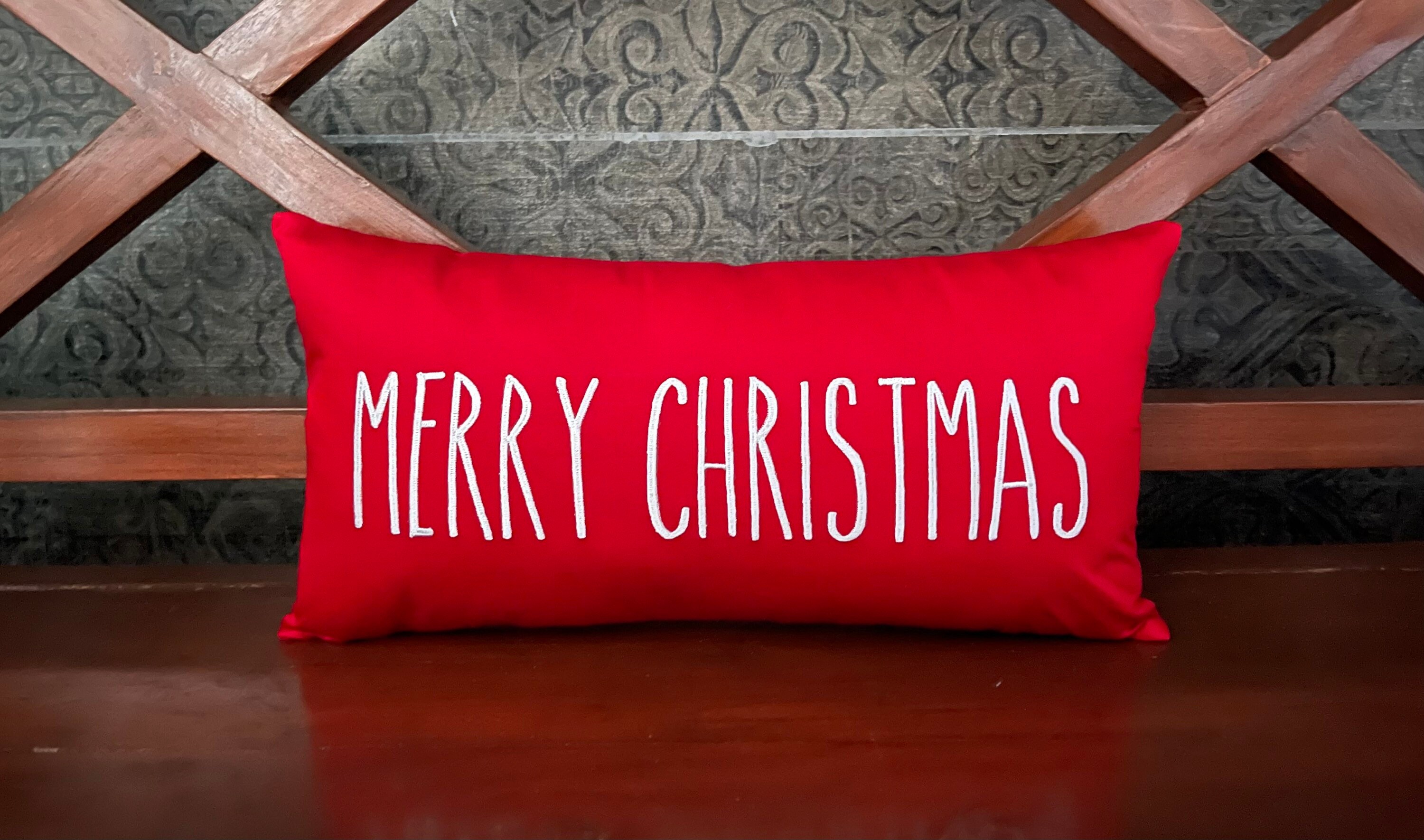 30% de Réduction sur L'oreiller Joyeux Noël, Décorations Cadeaux Décoration Noël Rustique,