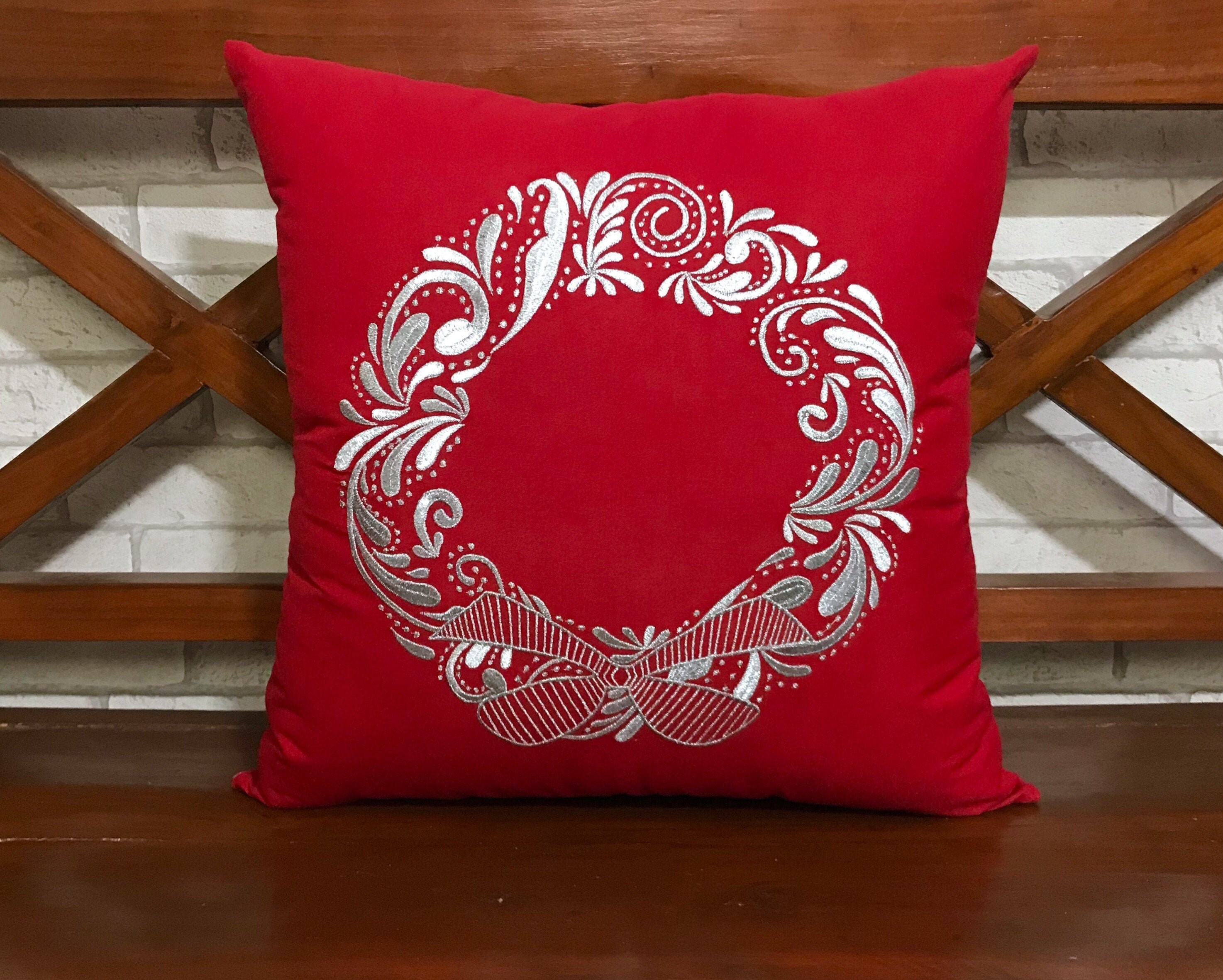 30% de Réduction sur L'oreiller en Couronne Noël, Les Décorations La Décoration d'hiver, Cadeaux For