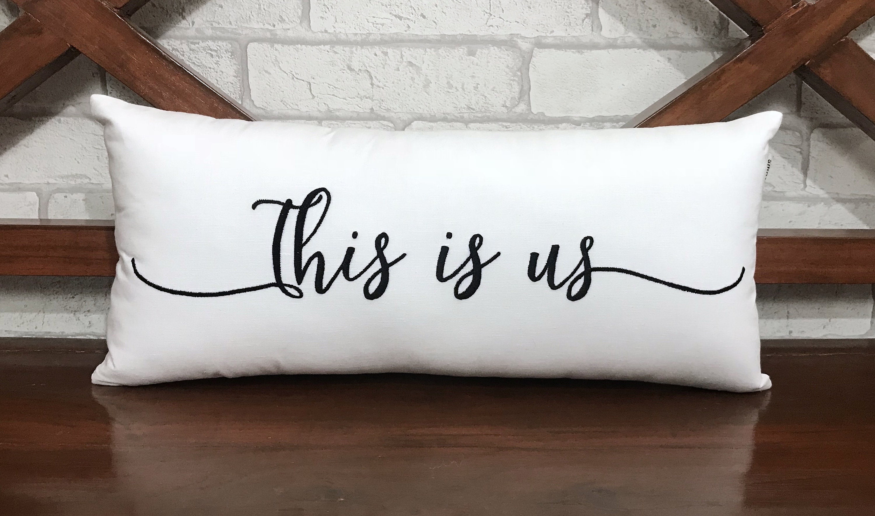 30% de Réduction sur L'oreiller This Is Us, Cadeau Mariage, d'anniversaire, Fiançailles, Pour Elle, 