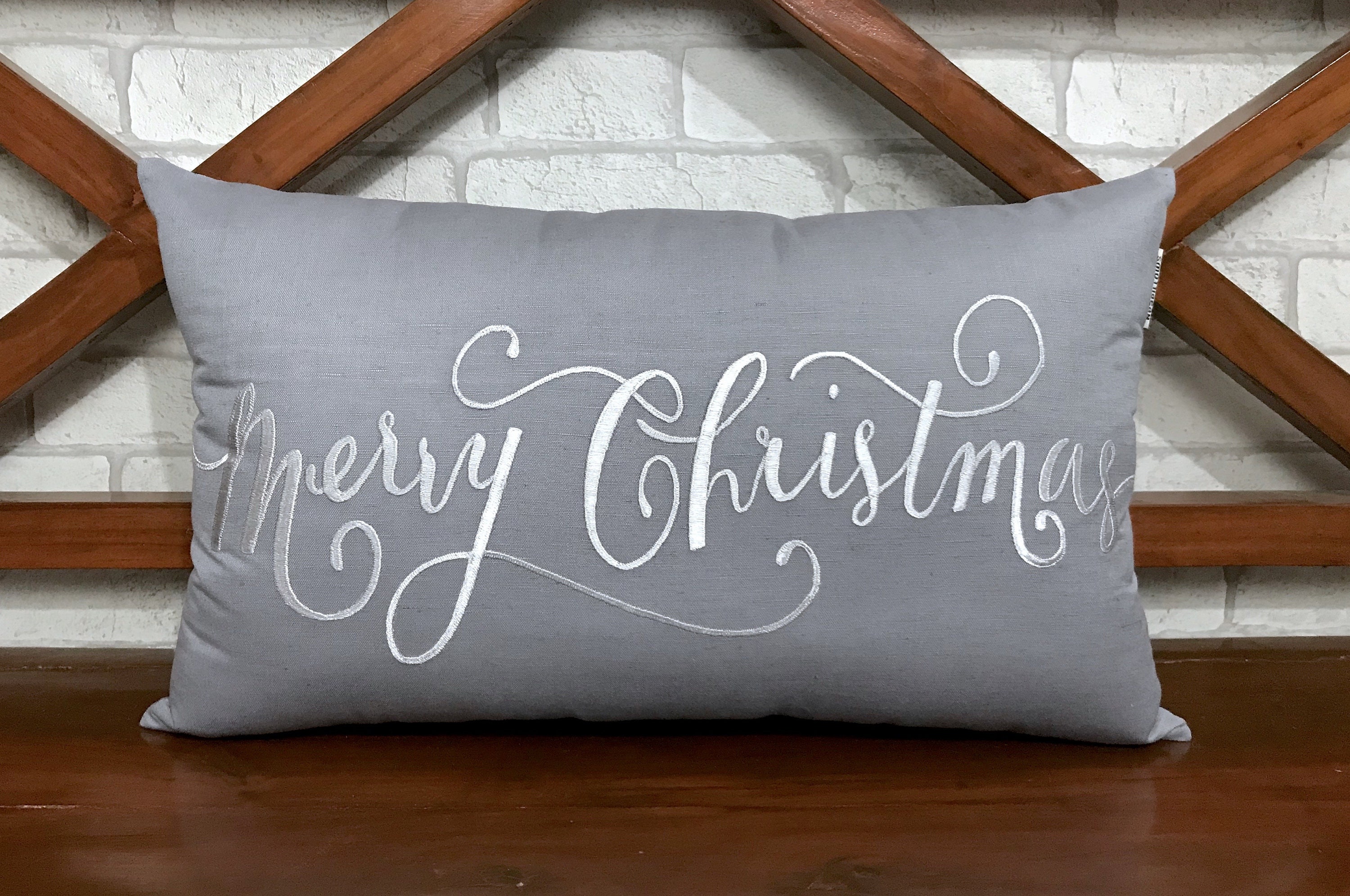 30% de Réduction sur L'oreiller Joyeux Noël, Décorations Cadeaux Décoration Noël Pour Enfants, Penda