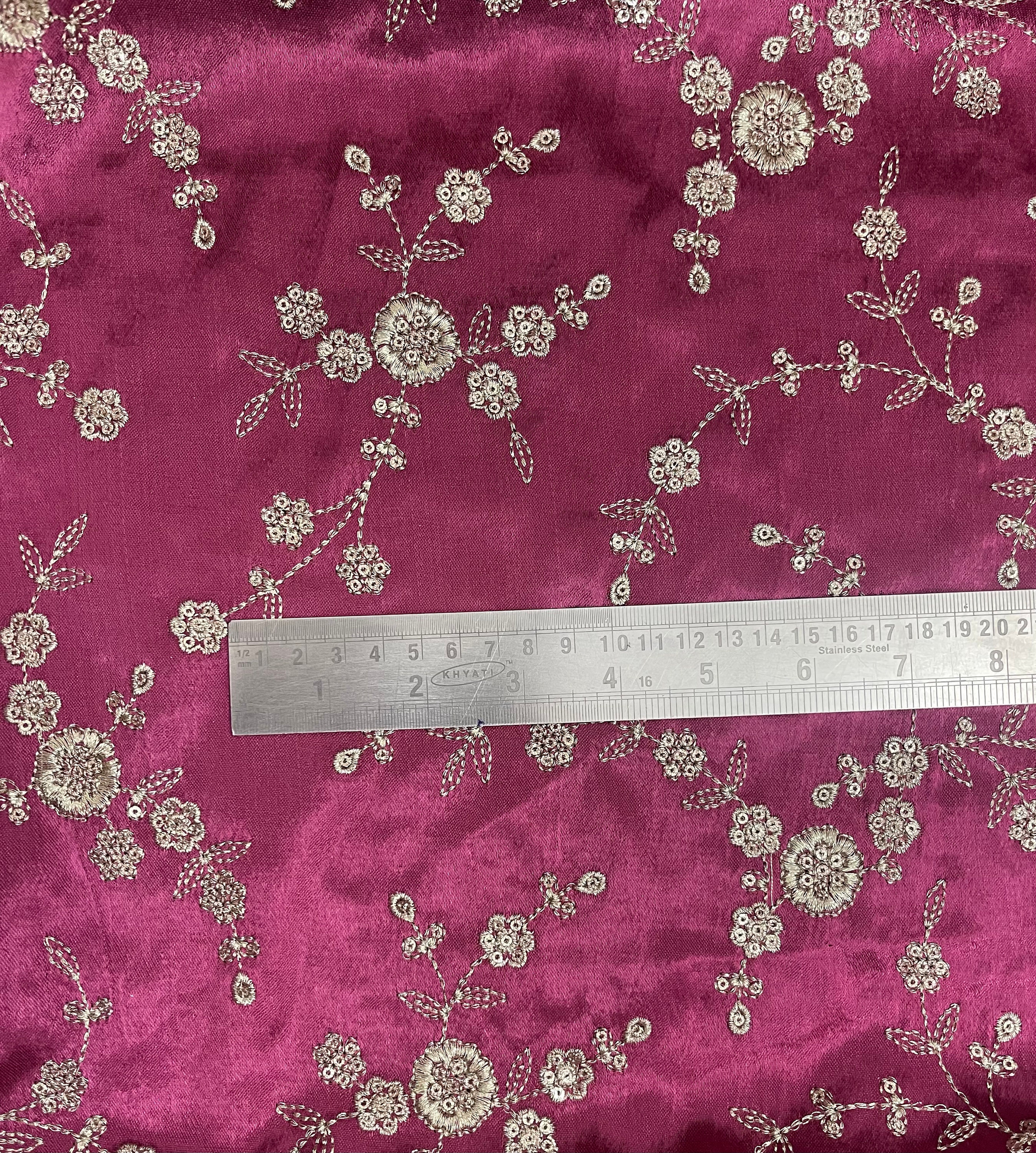 Fabric Dekho's Embroidered Fabric  Buy Embroidery Fabric @ Rs.110/mtr