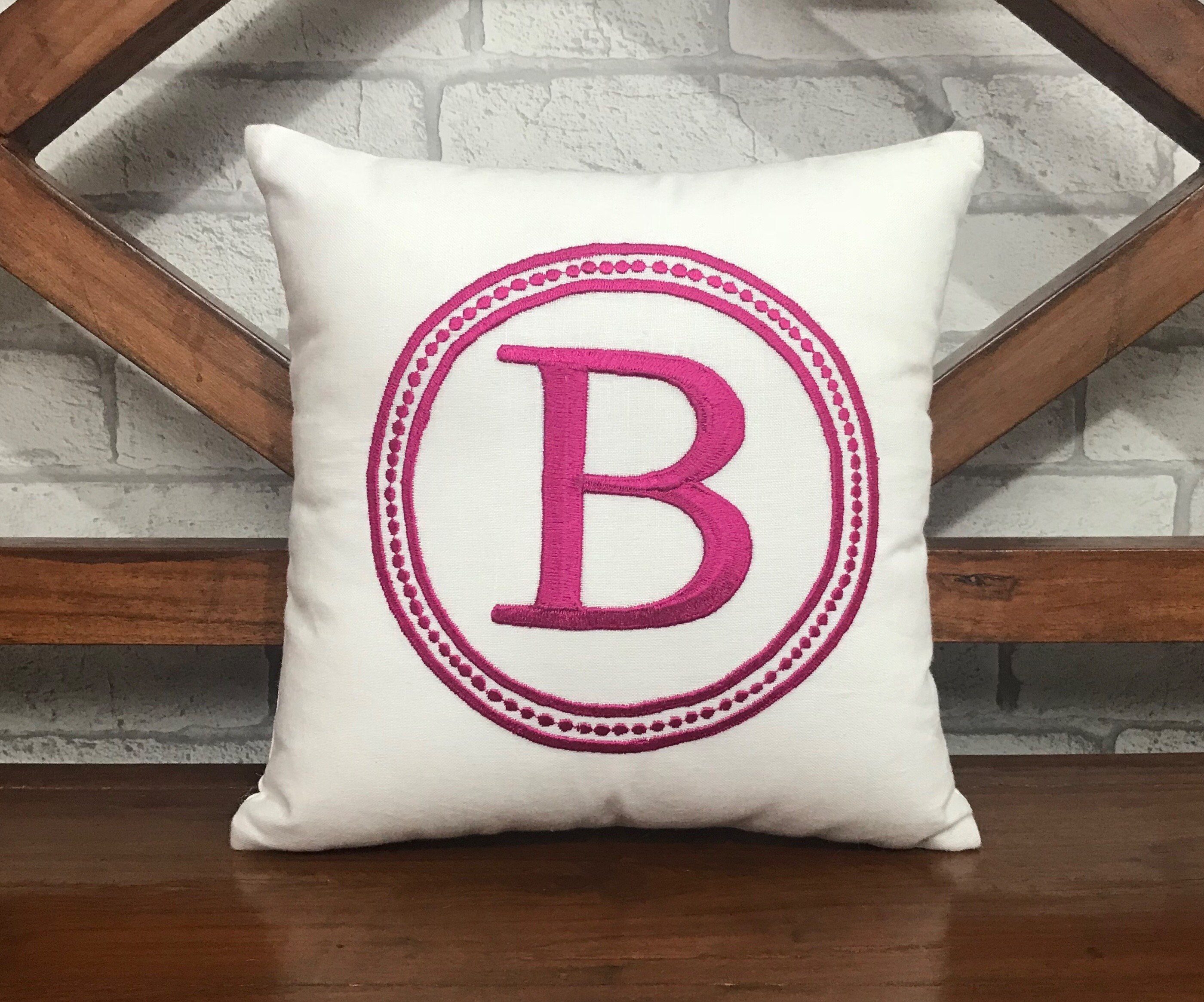 50% de Réduction sur La Vente Oreiller Initial Décoratif, Enfants Personnalisés Baby Dorm Decor Show