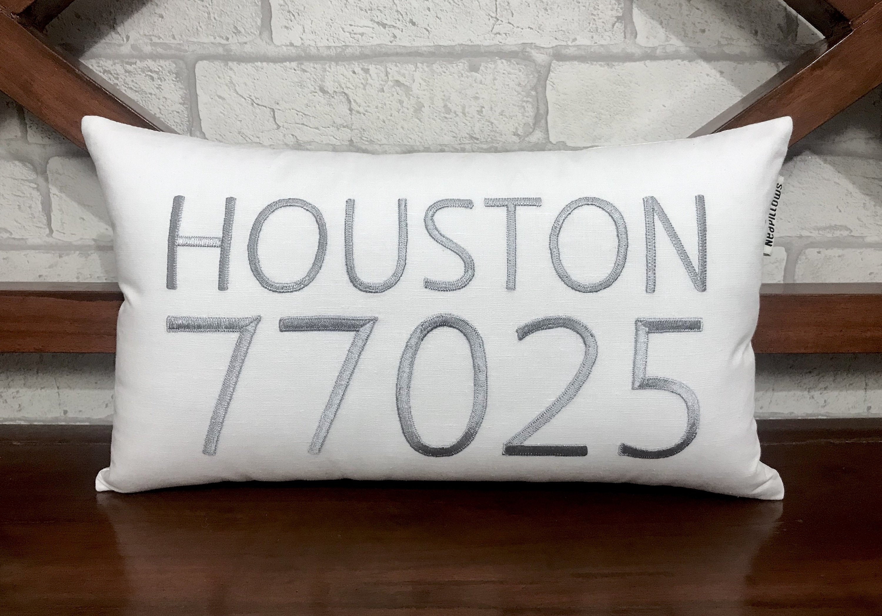 Zip Code Pillow Area Code Pillow Housewarming Gift Etsy UK