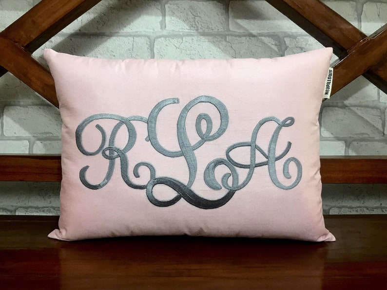 30 Off Sale Dorm Decor Monogram Pillow Decorative Throw Etsy