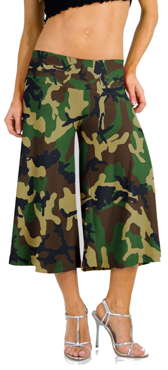 Pantalones Capri Gaucho para mujer fluidos y cómodos más | Etsy México