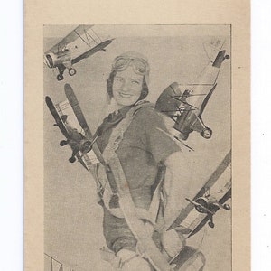 Miss Annette Gipson Sponsor of the Gipson INTERNATIONAL ALL WOMAN Air Races flight Ticket