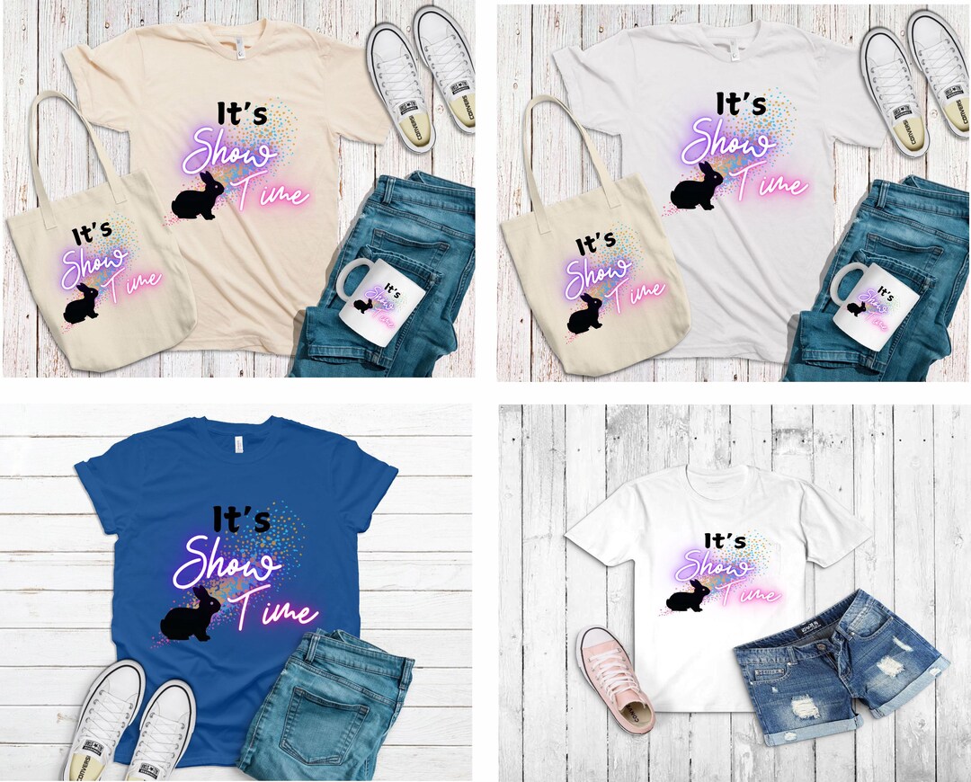 Rabbit Show PNG - Rabbit Show Time - 4H FFA Rabbits Shirt Design - Etsy