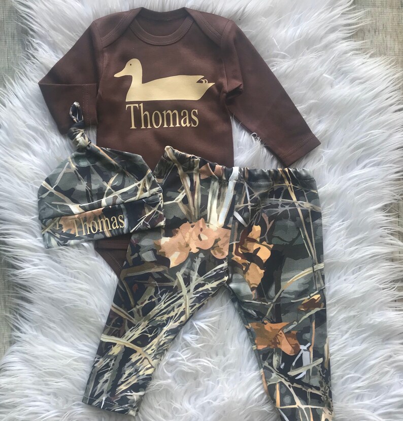 Duck Hunter Camo Baby Boy Hunter Water Fowl Infant Pant Etsy