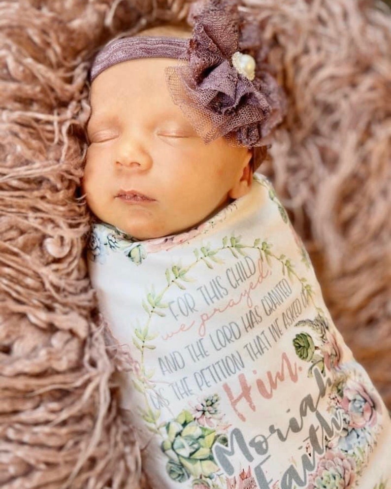 Swaddle blanket and set photo prop baby shower gift Etsy