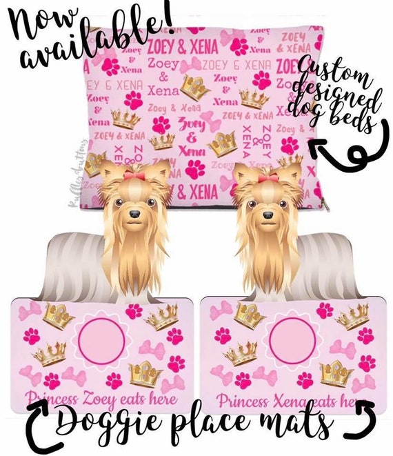 Personalized Pet Mat Dog Bed And Mat Custom Pet Supplies Etsy