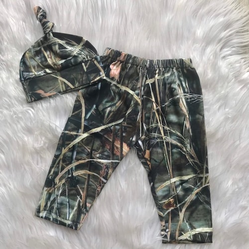 Duck Camo Pant and Beanie Set Baby Boy Set Take Home Baby Etsy